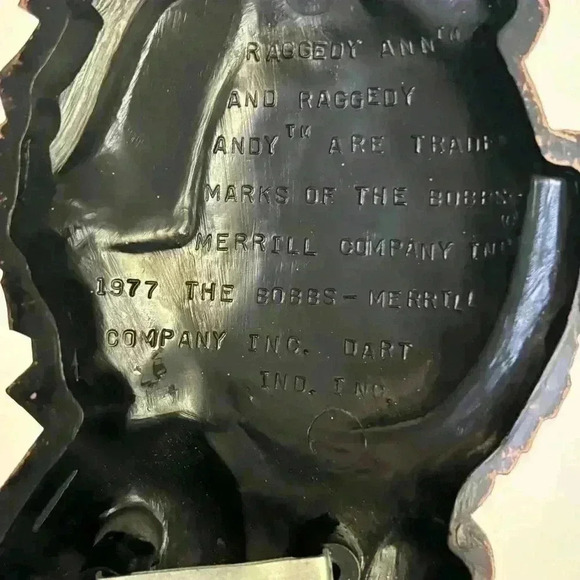 1977 Dart Ind Coppercraft Guild Raggedy Ann wall  hanging - Picture 5 of 6